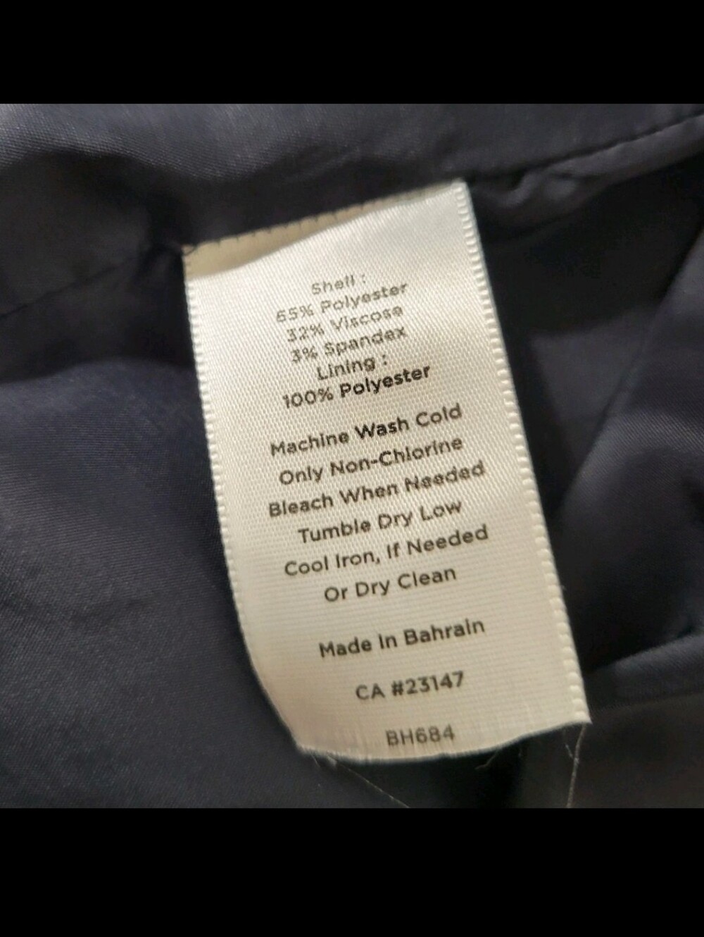Talbots Womens Straight Knee Length Pleated Back Skirt Size 8 Navy Workwear EUC - Picture 5 of 5